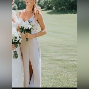 Birdy Grey bridesmaids silk gown - S